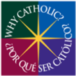 The logo for why catholic?.